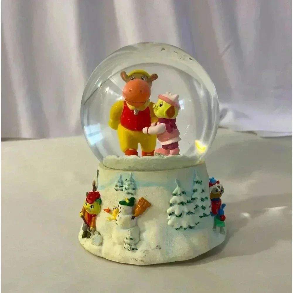 Busytown Musical Snow Globe 1999 Richard Scarry Paramount Pictures Rare HTF